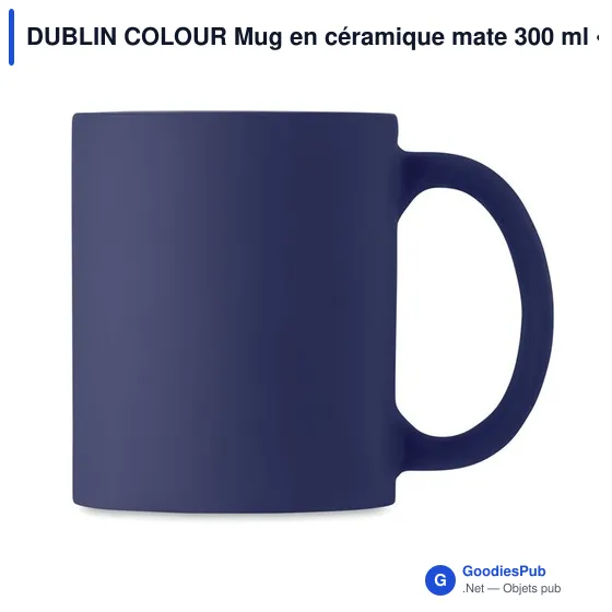 DUBLIN COLOUR Mug en céramique mate 300 ml - Image 6
