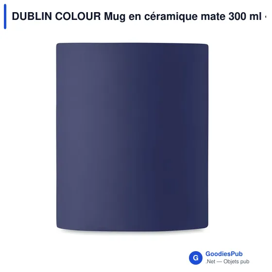 DUBLIN COLOUR Mug en céramique mate 300 ml - Image 7