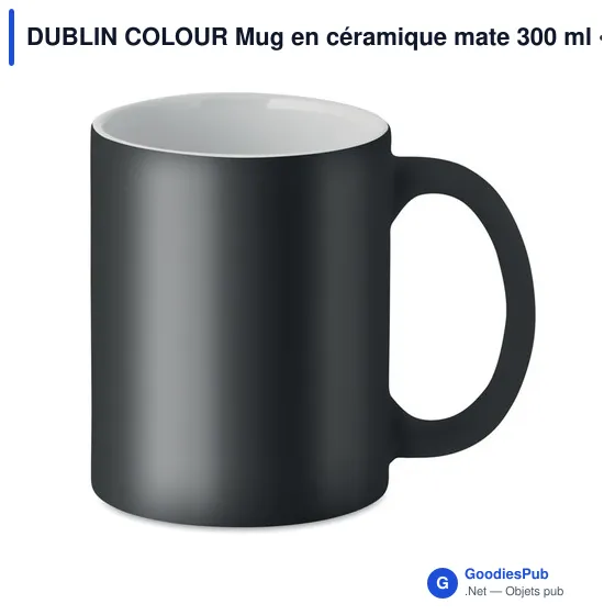 DUBLIN COLOUR Mug en céramique mate 300 ml - Image 10