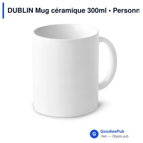 DUBLIN Mug céramique 300ml