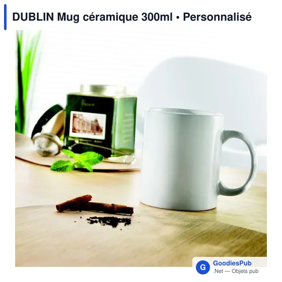 DUBLIN Mug céramique 300ml - Image 3