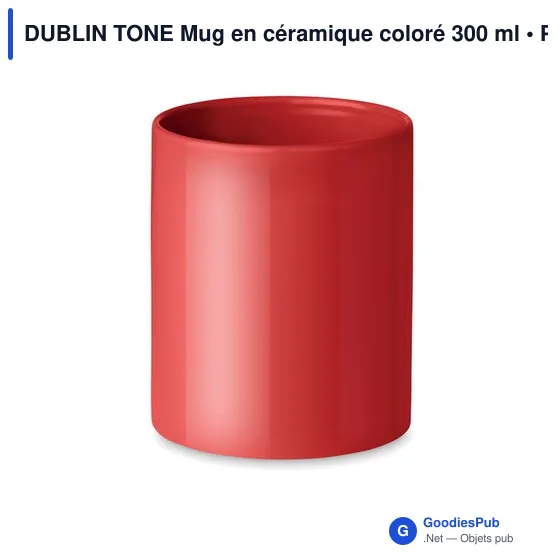 DUBLIN TONE Mug en céramique coloré 300 ml - Image 12