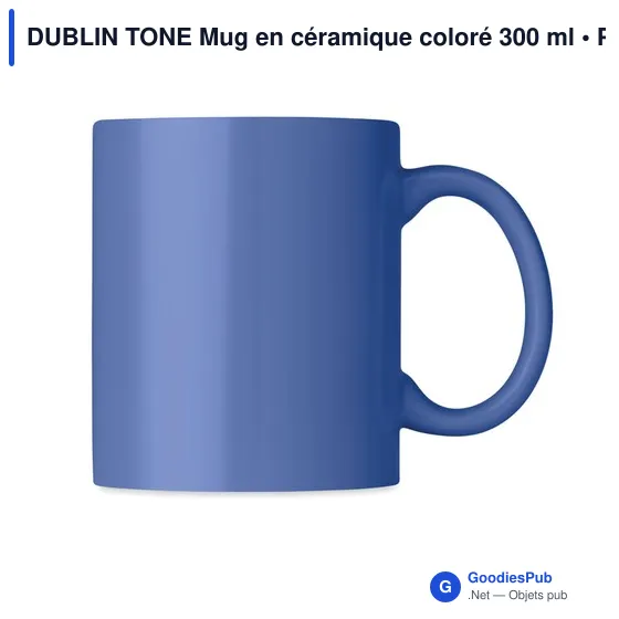 DUBLIN TONE Mug en céramique coloré 300 ml - Image 3