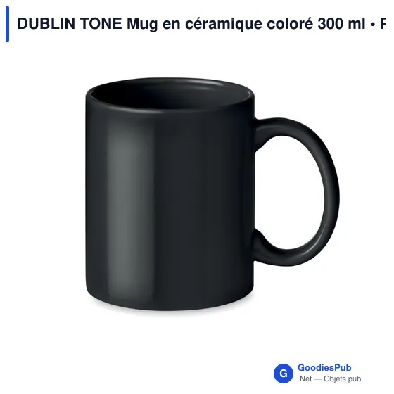 DUBLIN TONE Mug en céramique coloré 300 ml - Image 4