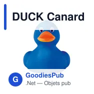 DUCK Canard en PVC. - Miniature 3