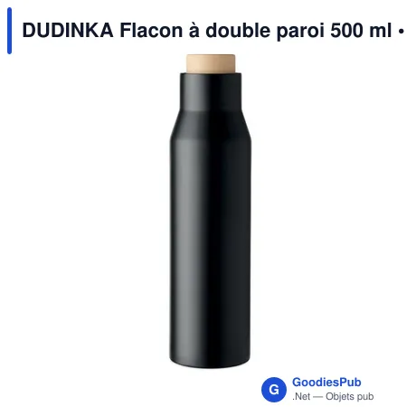 DUDINKA Flacon à double paroi 500 ml