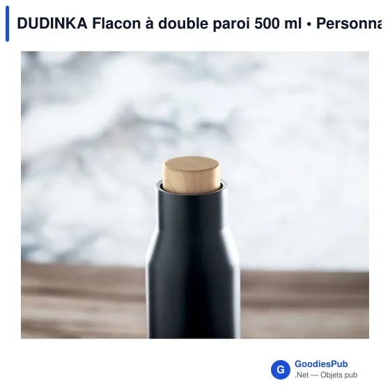 DUDINKA Flacon à double paroi 500 ml - Image 4