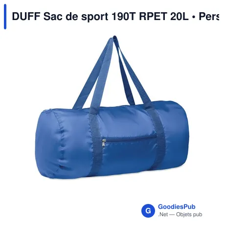 DUFF Sac de sport 190T RPET 20L