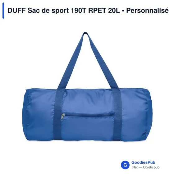DUFF Sac de sport 190T RPET 20L - Image 2