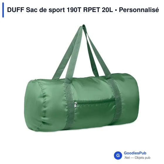 DUFF Sac de sport 190T RPET 20L - Image 11