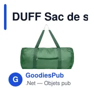 DUFF Sac de sport 190T RPET 20L - Miniature 12