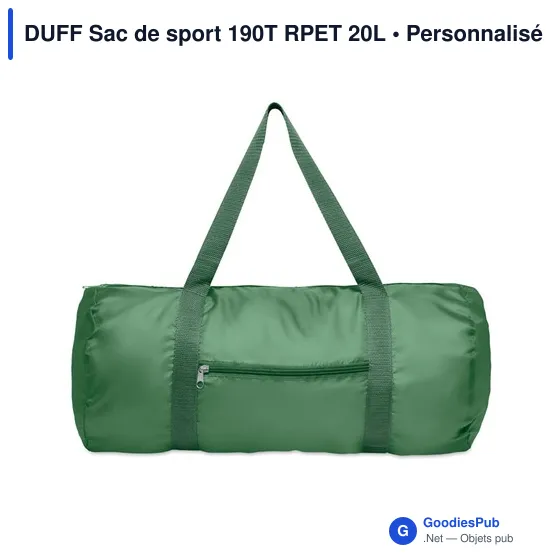 DUFF Sac de sport 190T RPET 20L - Image 12