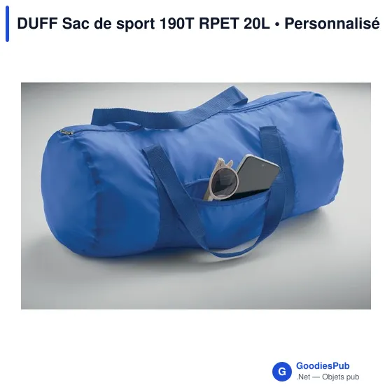 DUFF Sac de sport 190T RPET 20L - Image 5