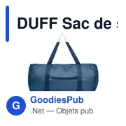 DUFF Sac de sport 190T RPET 20L - Miniature 7