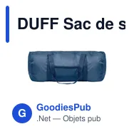 DUFF Sac de sport 190T RPET 20L - Miniature 9