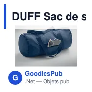 DUFF Sac de sport 190T RPET 20L - Miniature 10
