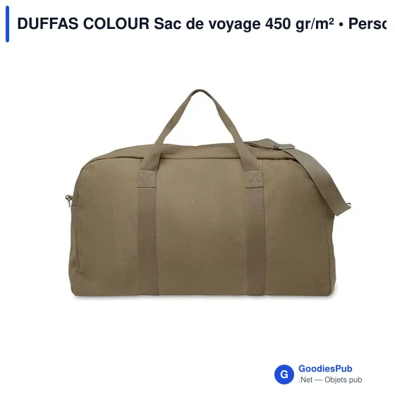 DUFFAS COLOUR Sac de voyage 450 gr/m² - Image 3