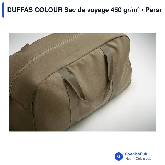 DUFFAS COLOUR Sac de voyage 450 gr/m² - Image 4