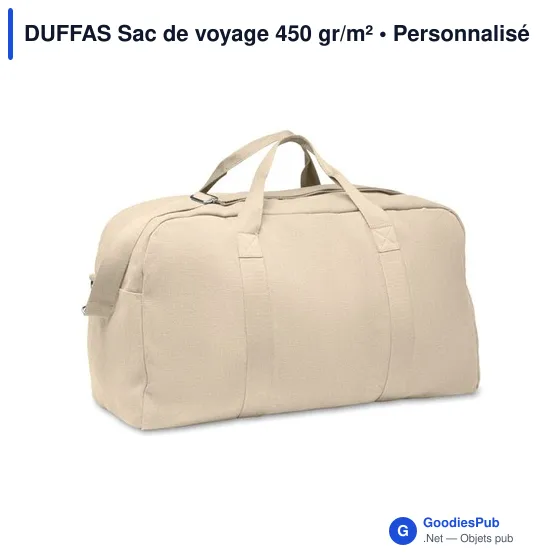 DUFFAS Sac de voyage 450 gr/m² - Image 1