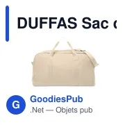 DUFFAS Sac de voyage 450 gr/m² - Miniature 3