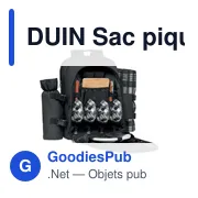 DUIN Sac pique-nique 4 personnes - Miniature 1
