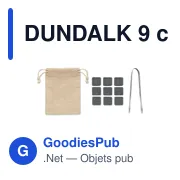 DUNDALK Set whisky avec boîte bambou - Miniature 2