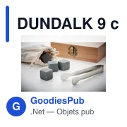 DUNDALK Set whisky avec boîte bambou - Miniature 4