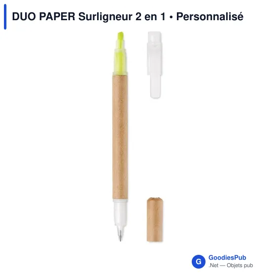 DUO PAPER Surligneur 2 en 1 - Image 1