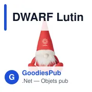 Lutin de Noël décoratif personnalisable avec logo entreprise - Miniature 5