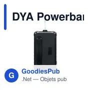 DYA Powerbank solaire à dynamo 8000 - Miniature 2