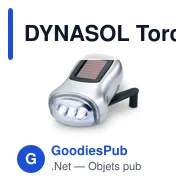 DYNASOL Torche solaire et à dynamo - Miniature 1