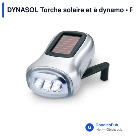 DYNASOL Torche solaire et à dynamo