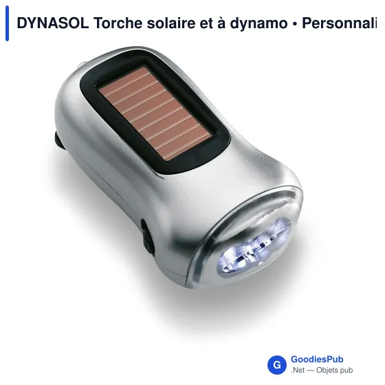 DYNASOL Torche solaire et à dynamo - Image 2