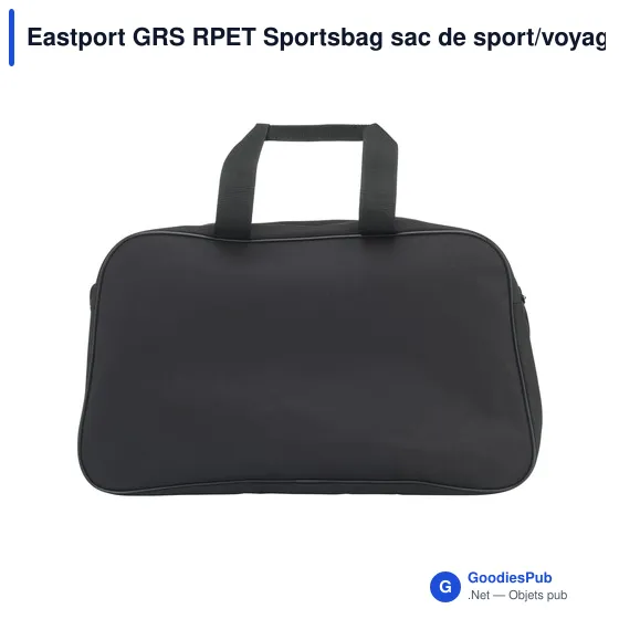 Sac de sport personnalisable Eastport GRS RPET avec logo - Image 2