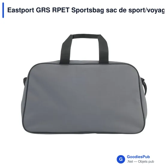 Sac de sport personnalisable Eastport GRS RPET avec logo - Image 8
