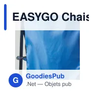 EASYGO Chaise de plage - Miniature 10