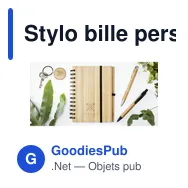 Stylo bille personnalisable en bambou avec logo - Ebony Bamboo - Miniature 4