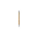 Variante bois - Stylo bille personnalisable en bambou avec logo - Ebony Bamboo