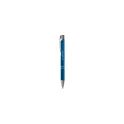 Variante bleu - Stylo à bille personnalisable en aluminium avec logo - Ebony Matt