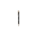 Variante noir - Stylo bille personnalisable en aluminium recyclé avec logo - Ebony RCS