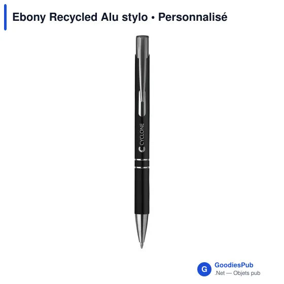 Stylo bille personnalisable en aluminium recyclé avec logo - Image 10