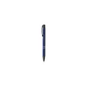 Variante bleu foncé - Stylo bille personnalisable avec logo - Ebony Rubberised