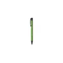 Variante vert clair - Stylo bille personnalisable avec logo - Ebony Rubberised