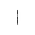 Variante noir - Stylo bille personnalisable avec logo - Ebony Rubberised