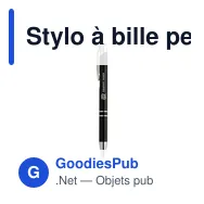 Stylo à bille personnalisable en aluminium avec logo - Ebony Shiny - Miniature 10