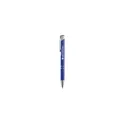 Variante bleu - Stylo à bille personnalisable en aluminium avec logo - Ebony Shiny