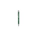 Variante vert - Stylo à bille personnalisable en aluminium avec logo - Ebony Shiny