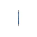 Variante bleu clair - Stylo à bille personnalisable en aluminium avec logo - Ebony Shiny