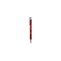 Variante rouge - Stylo à bille personnalisable en aluminium avec logo - Ebony Shiny