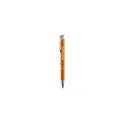 Variante orange - Stylo à bille personnalisable en aluminium avec logo - Ebony Shiny